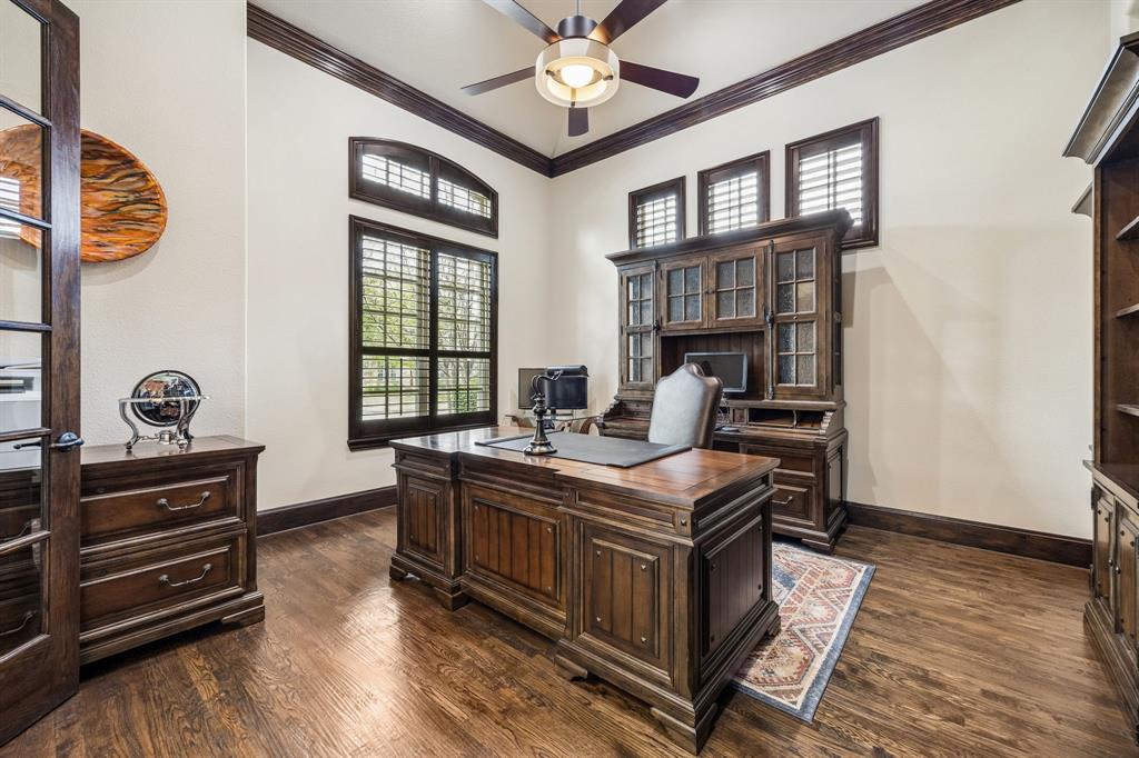 1005 Berkshire Road Southlake, TX 76092 - Photo 6 of 40 a view of a workspace with furniture and a window