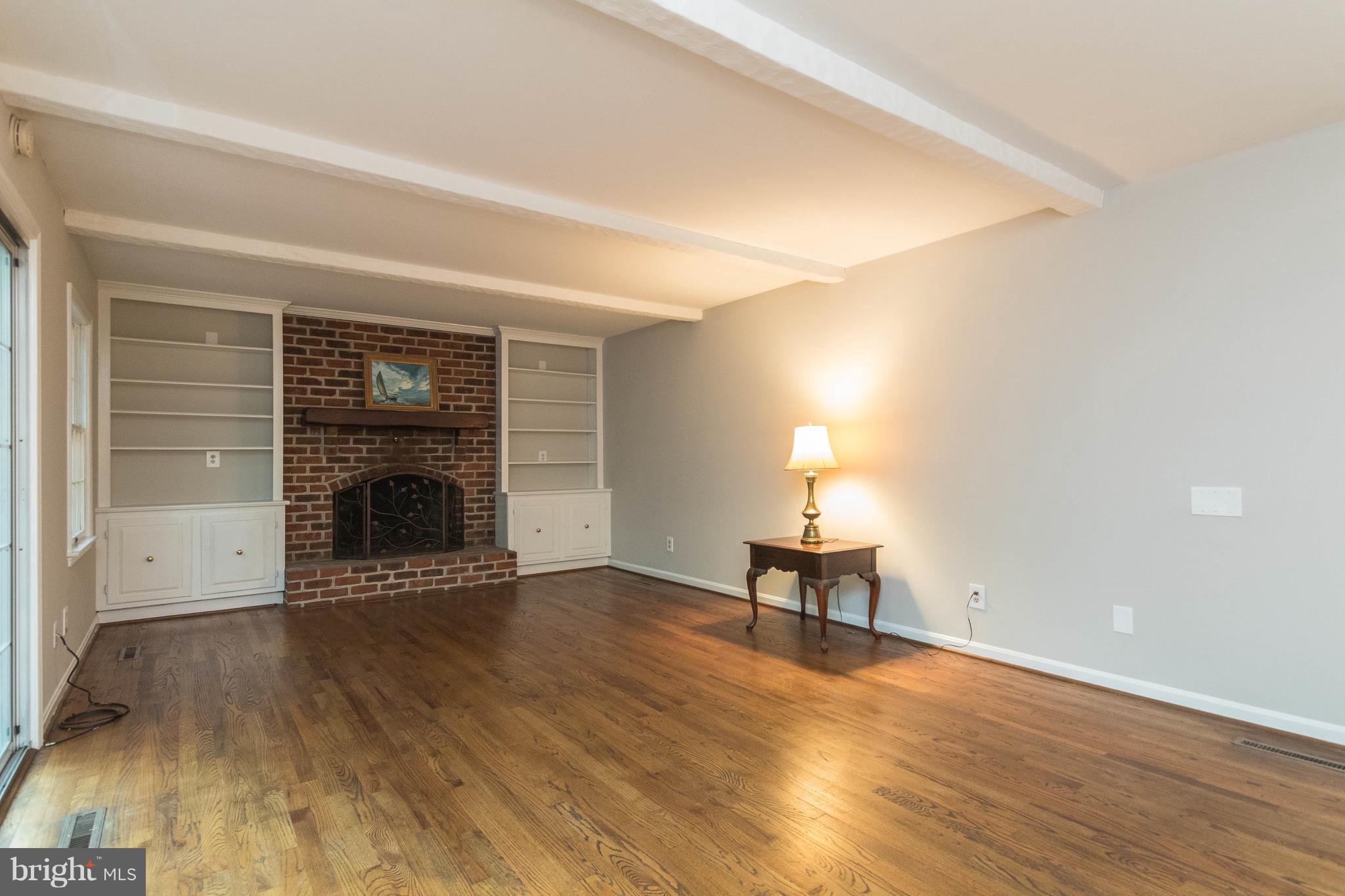 746 Chapel Ridge Road Lutherville-Timonium, MD 21093 - Photo 14 of 30 Family with Built-in's Around Brick Fireplace