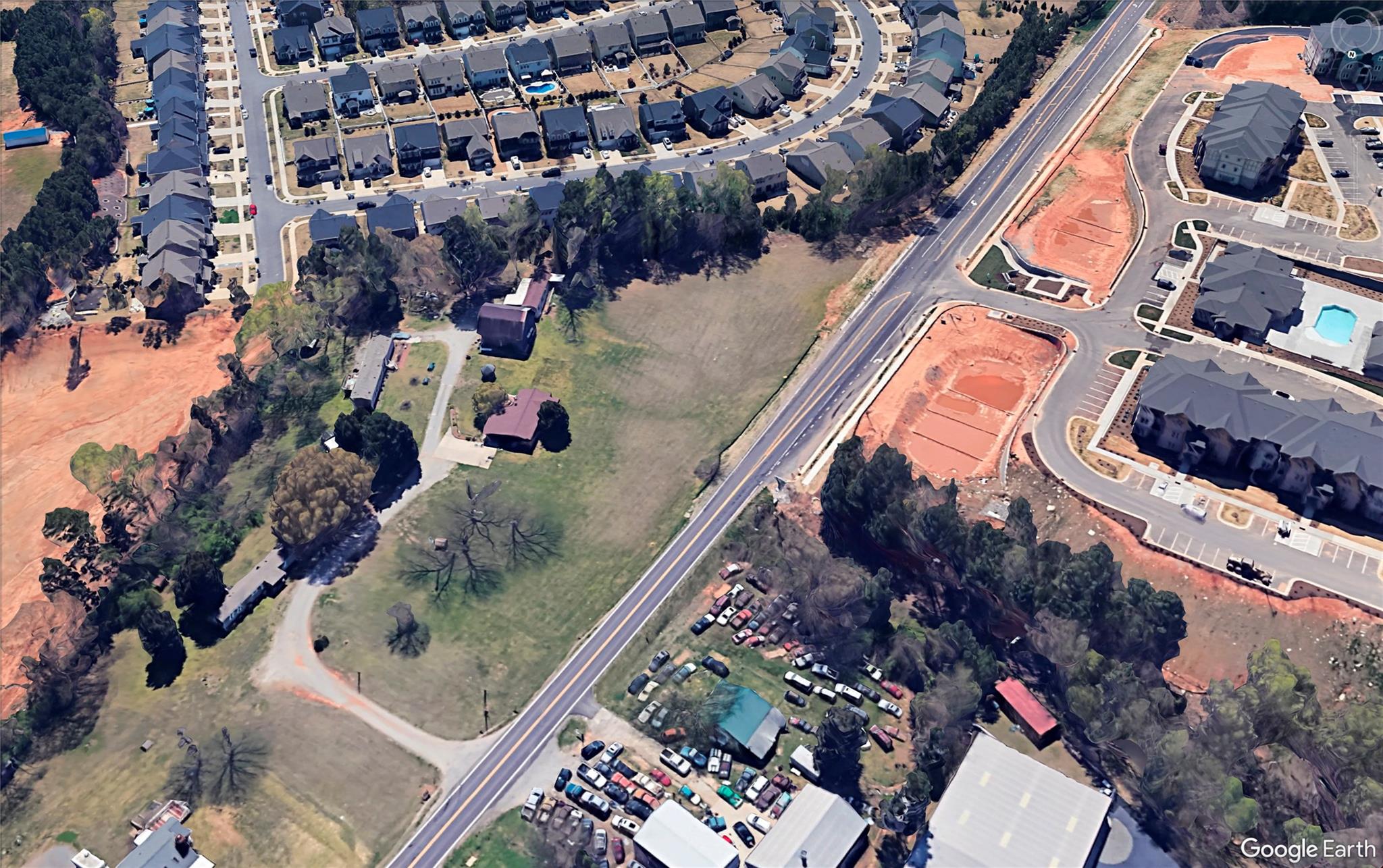 0 Perth Road Mooresville, NC 28117 - Photo 7 of 8 an aerial view of residential houses with outdoor space