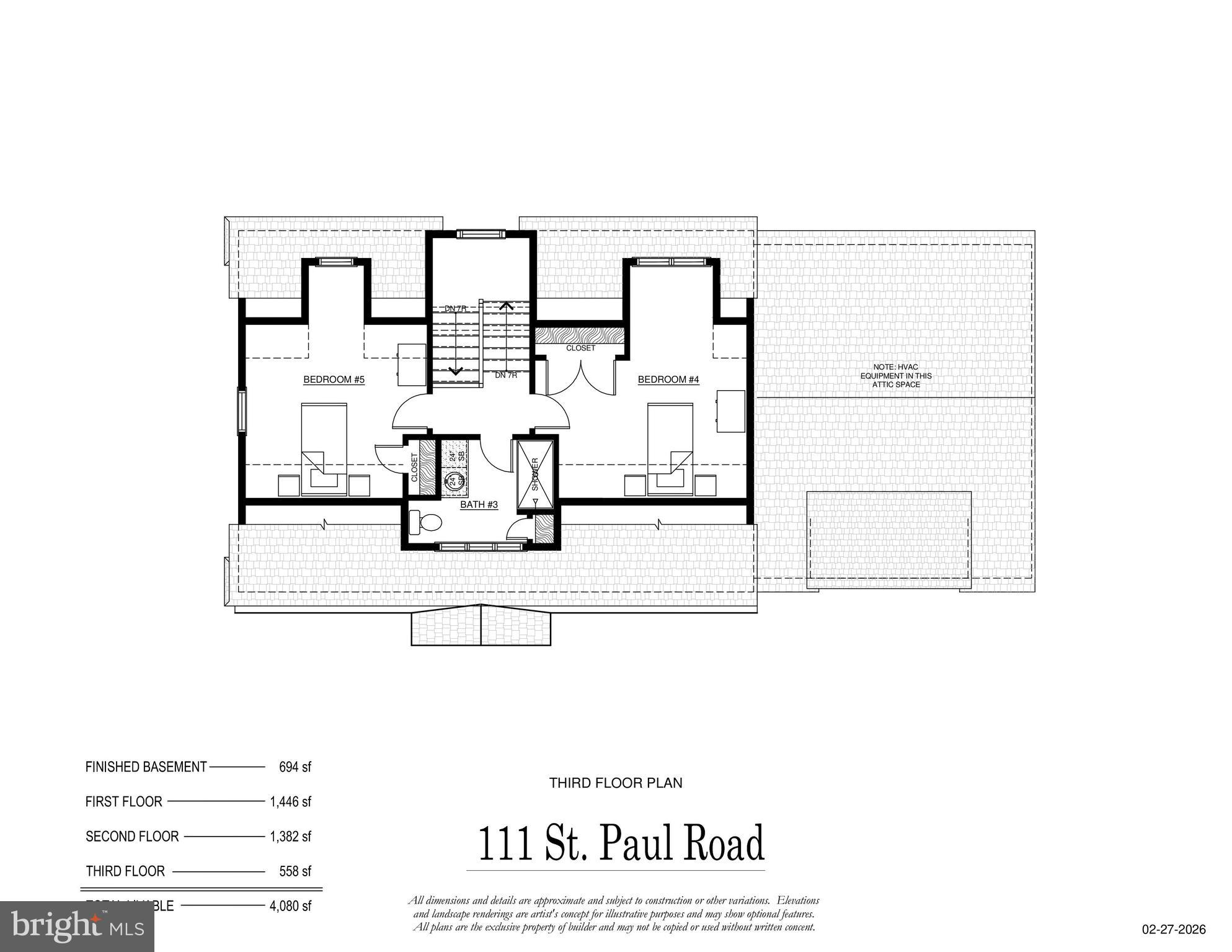 111 St Pauls Road Ardmore, PA 19003 - Photo 40 of 42 3rd Floor