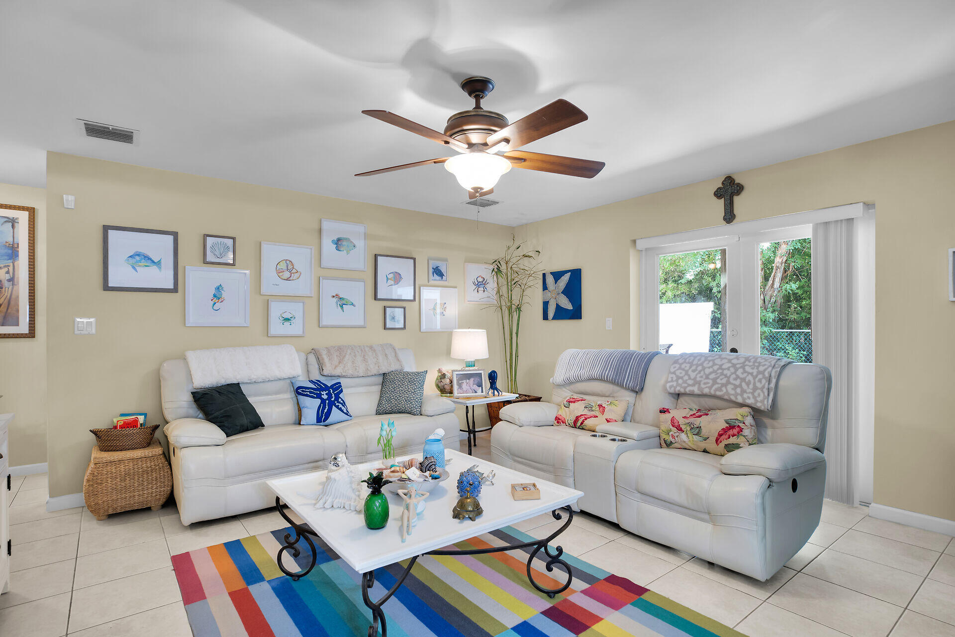 1041 Gibraltar Road Key Largo, FL 33037 - Photo 13 of 36 a living room with furniture and a large window