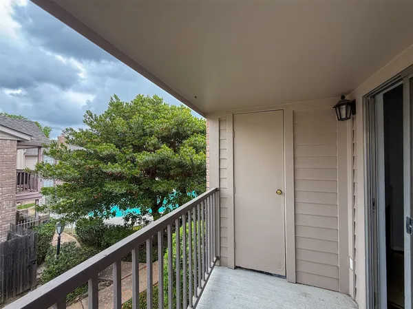 a view of balcony