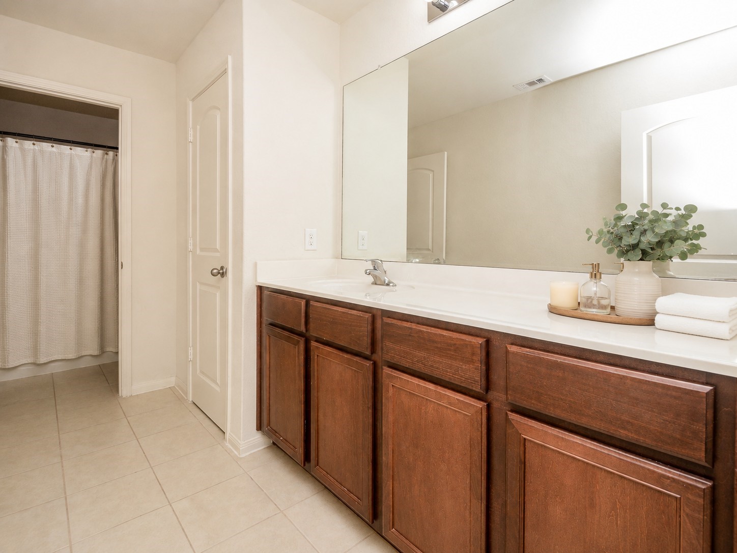 1322 Emerald Stone Drive Rosharon, TX 77583 - Photo 18 of 23 a bathroom with a sink and a mirror