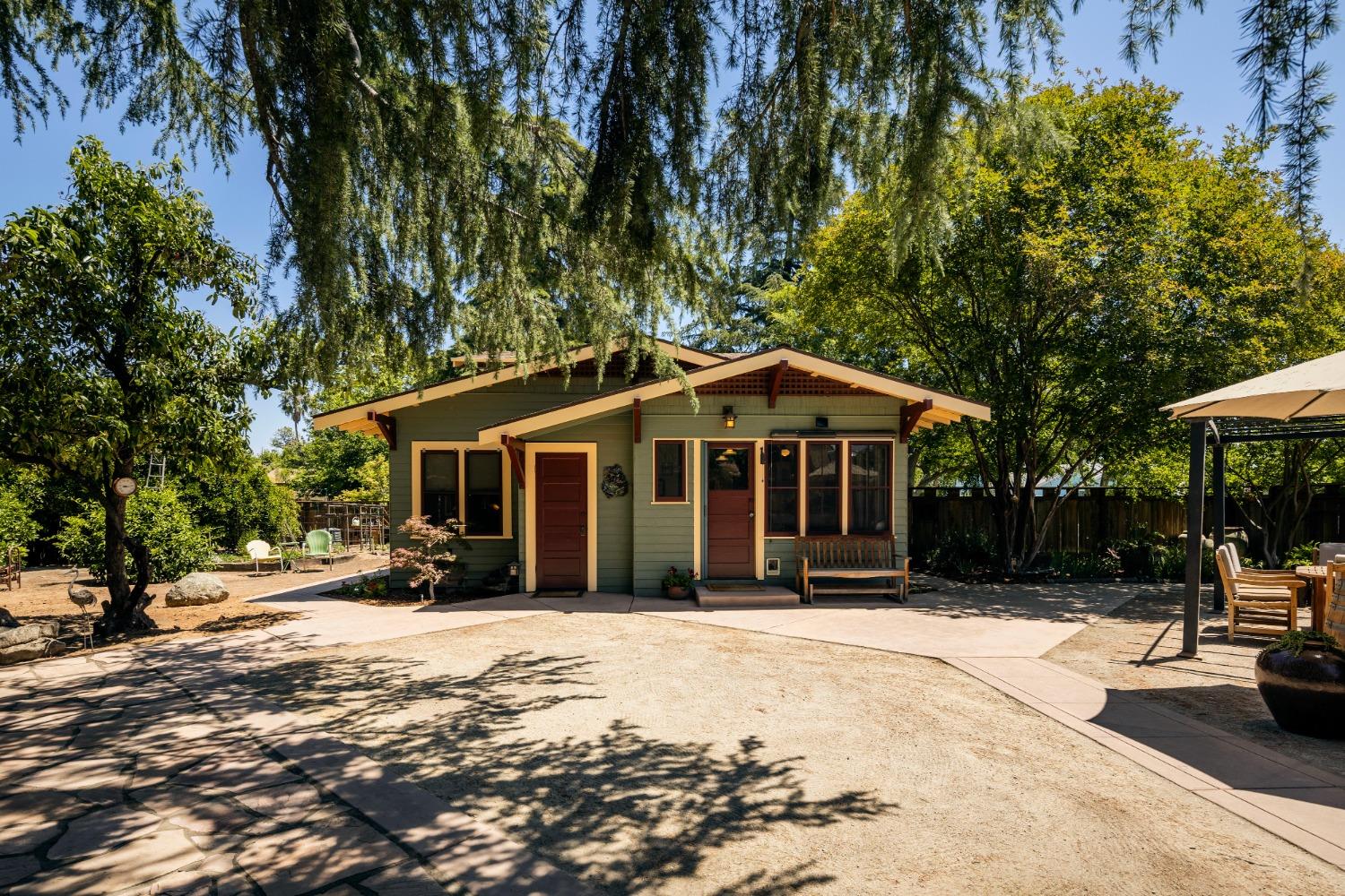 46 Pollasky Avenue Clovis, CA 93612 - Photo 34 of 69 a view of a house with a yard covered in snow