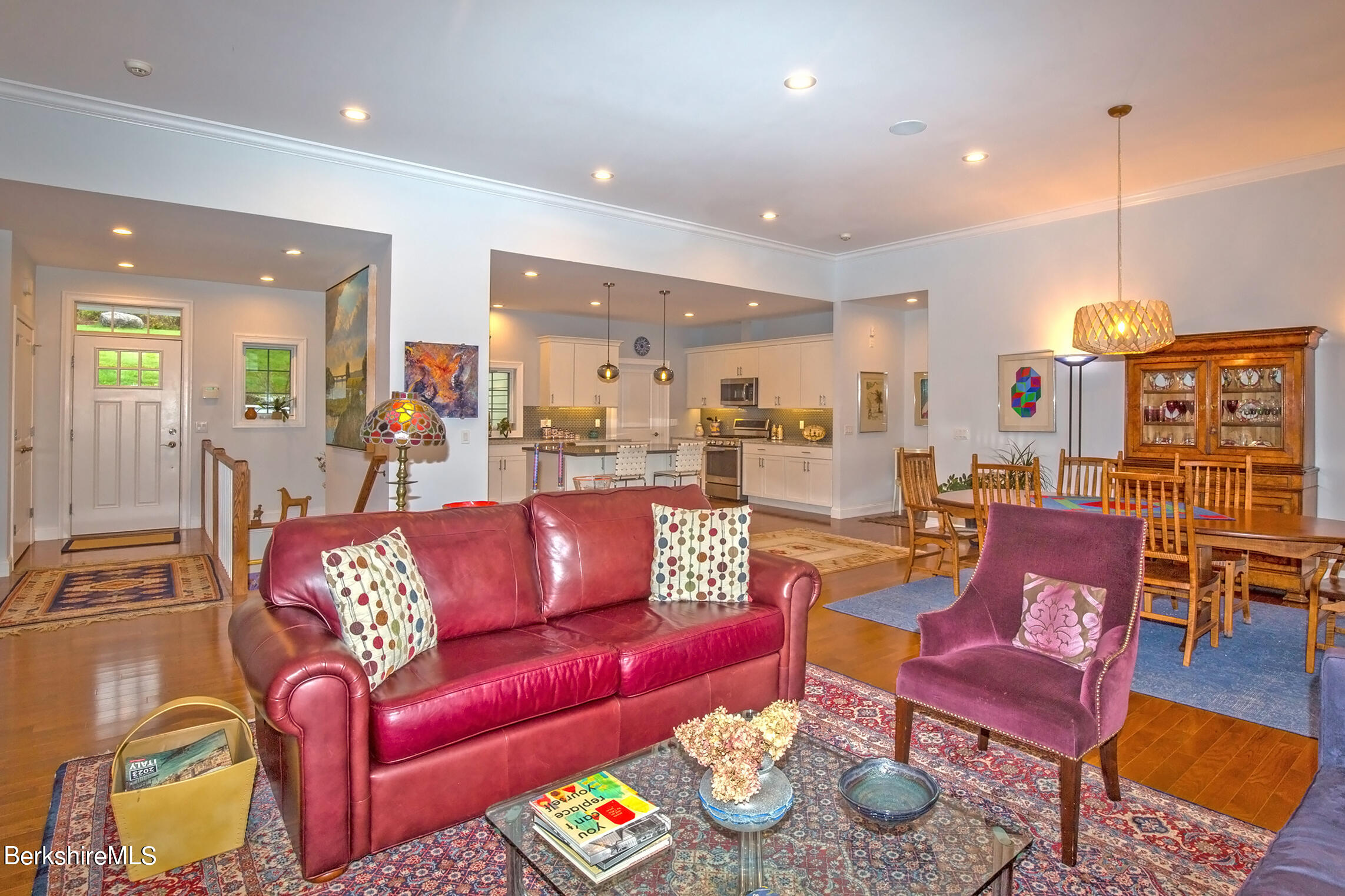 3 Burning Tree Road Great Barrington, MA 01230 - Photo 15 of 50 a living room with furniture and wooden floor