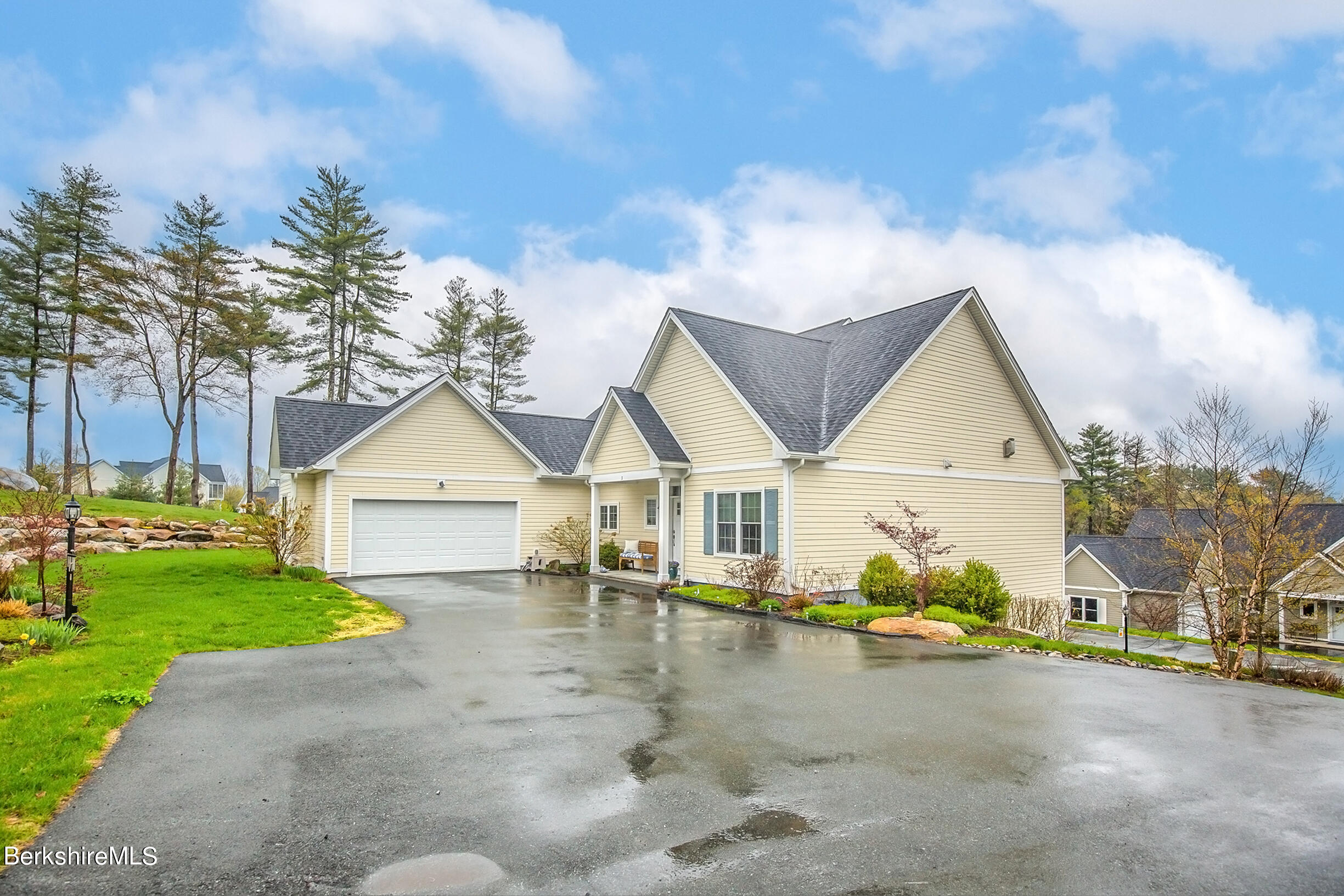 3 Burning Tree Road Great Barrington, MA 01230 - Photo 3 of 50 a view of a house with garden