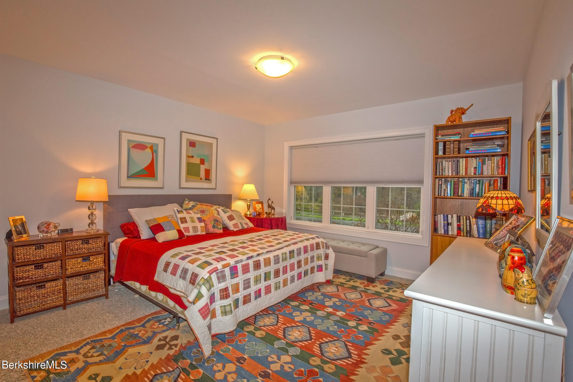 3 Burning Tree Road Great Barrington, MA 01230 - Photo 39 of 50 a bedroom with a bed and a window