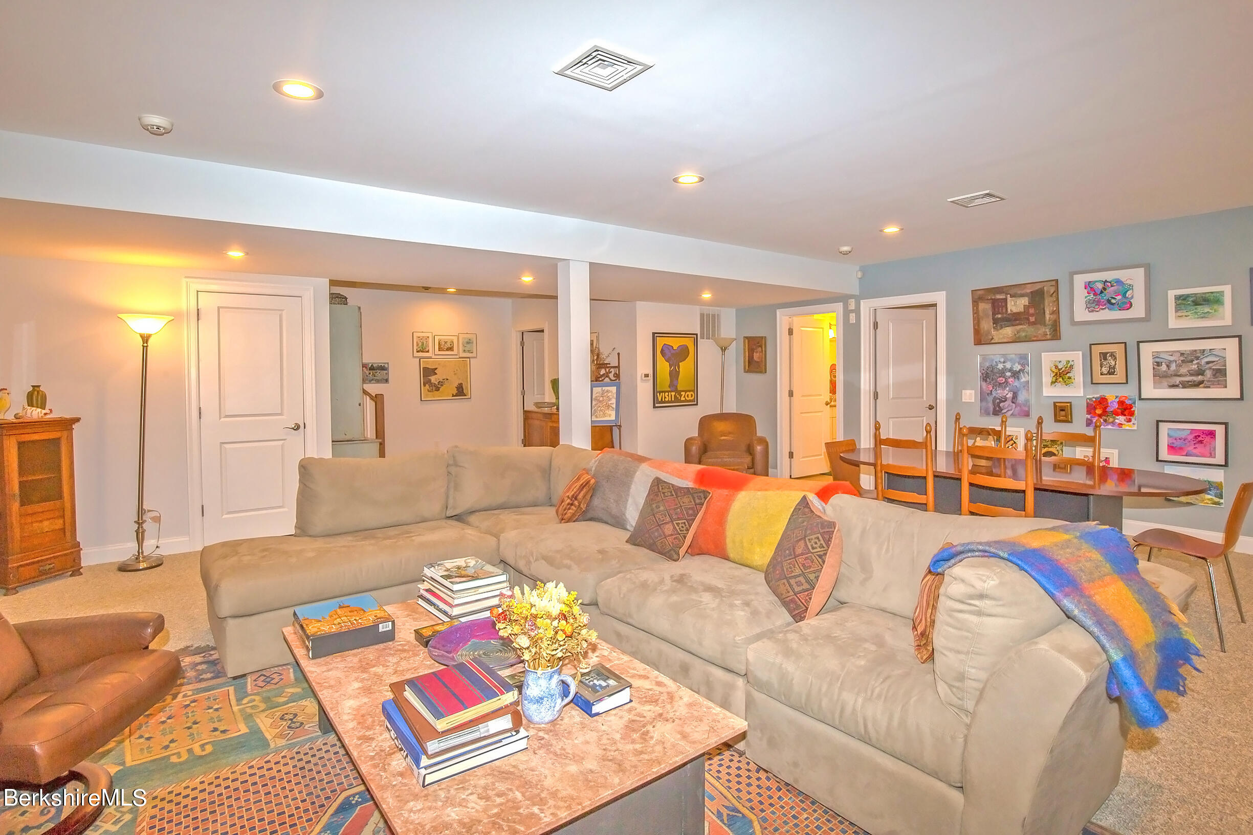 3 Burning Tree Road Great Barrington, MA 01230 - Photo 46 of 50 a living room with furniture and flat screen tv