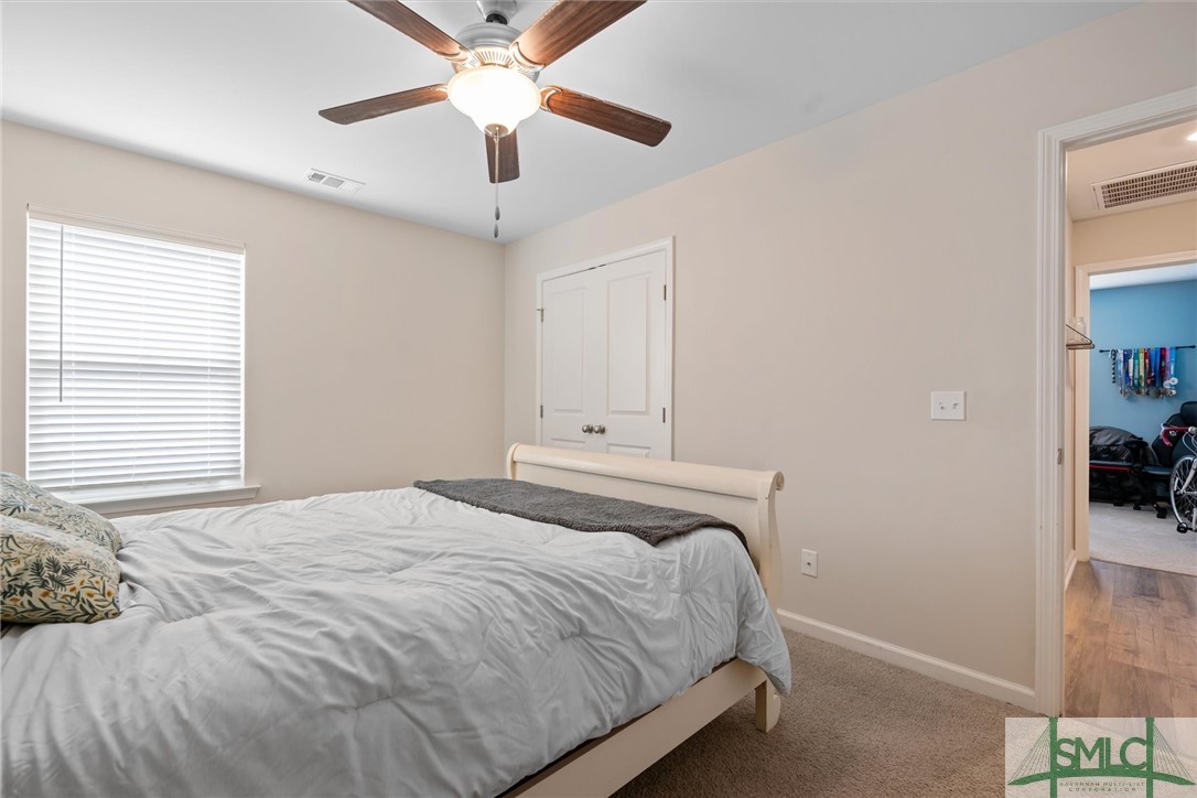 138 Whitehaven Road Savannah, GA 31407 - Photo 19 of 37 Double closet and lighted fan.