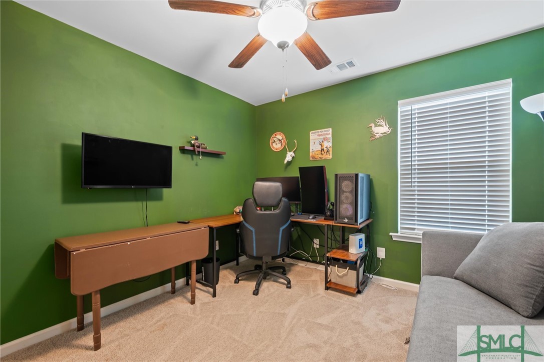 138 Whitehaven Road Savannah, GA 31407 - Photo 23 of 37 Lighted ceiling fan and double closet.