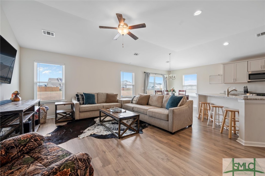 138 Whitehaven Road Savannah, GA 31407 - Photo 36 of 37 Open concept floor plan and tall ceilings.