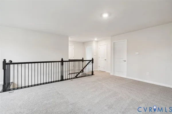 a view of a hallway with window
