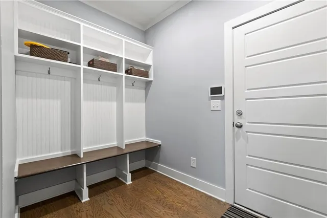 a view of an empty room