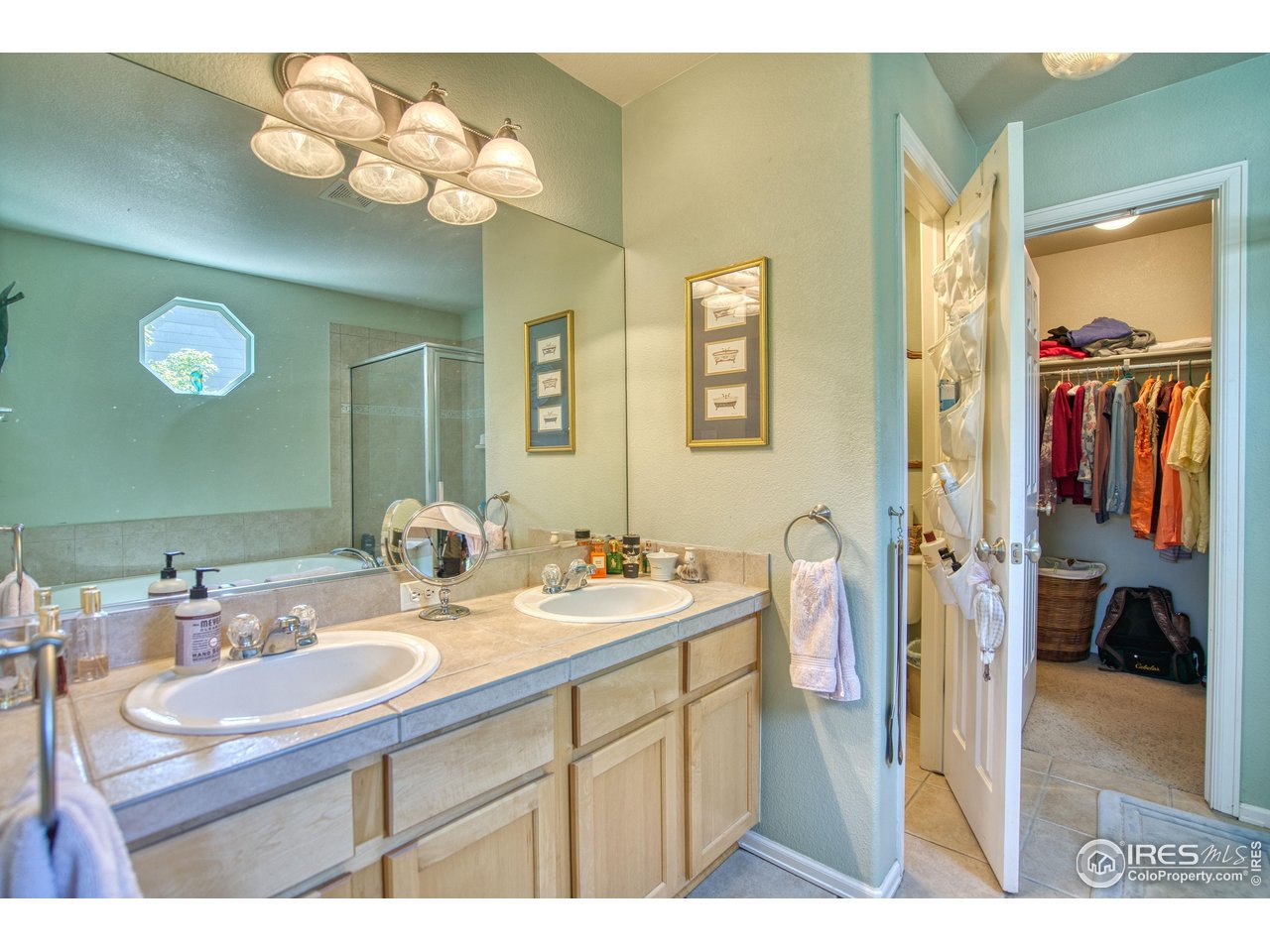 6727 Thistle Ridge Avenue Firestone, CO 80504 - Photo 18 of 40 a bathroom with a sink a vanity and a mirror