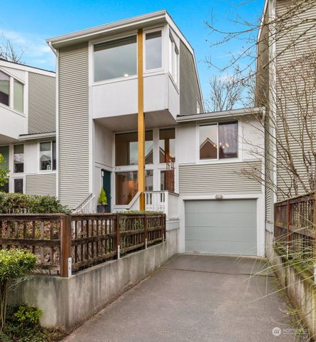 a front view of a house with windows