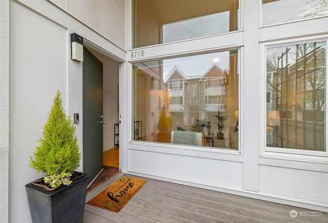 a view of front door