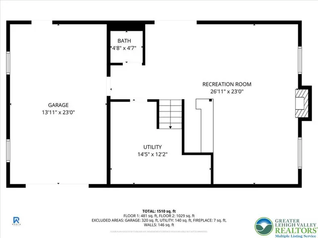 a view of storage and utility room