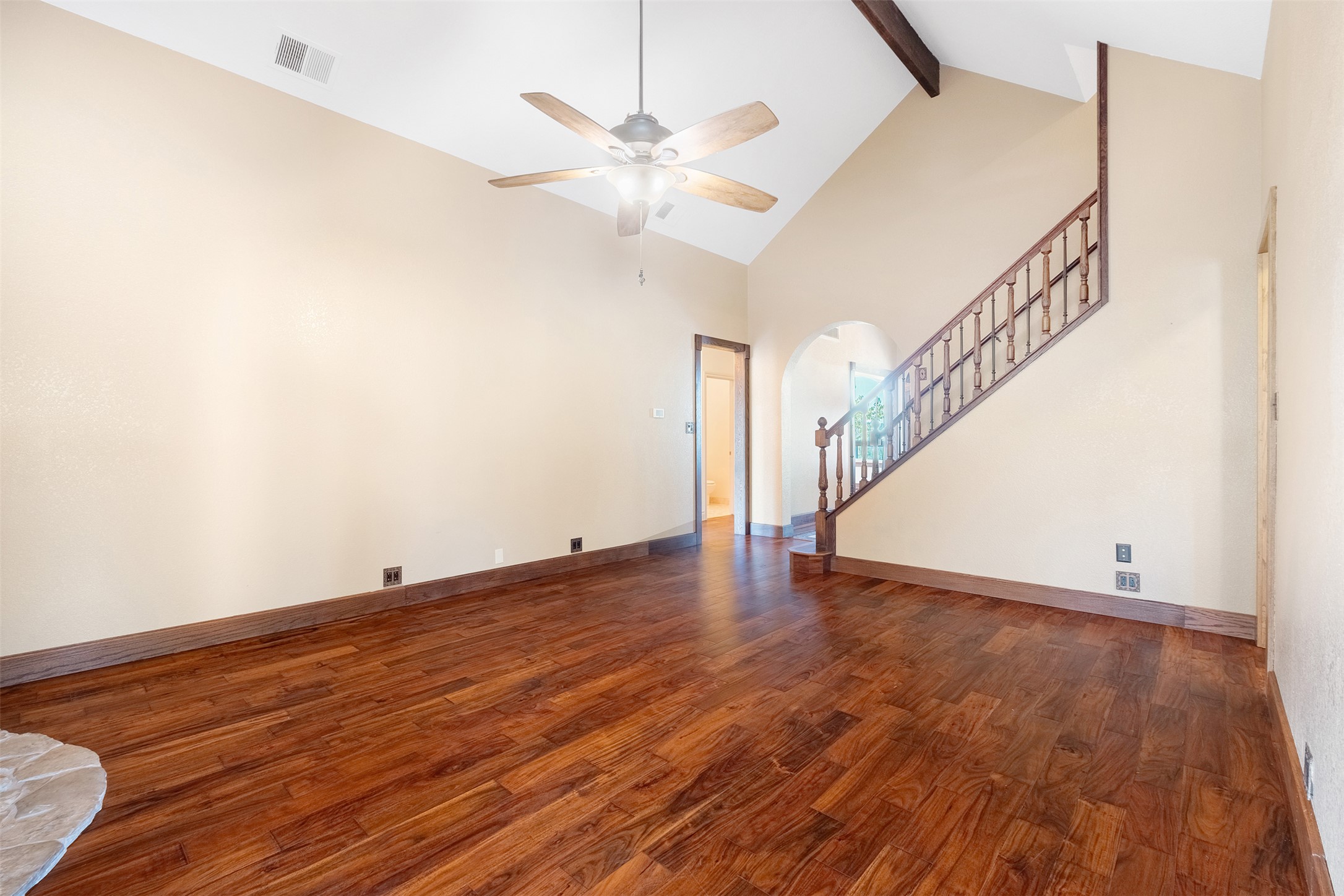 360 Sunset Ridge Drive Liberty Hill, TX 78642 - Photo 17 of 40 a view of an entryway with wooden floor