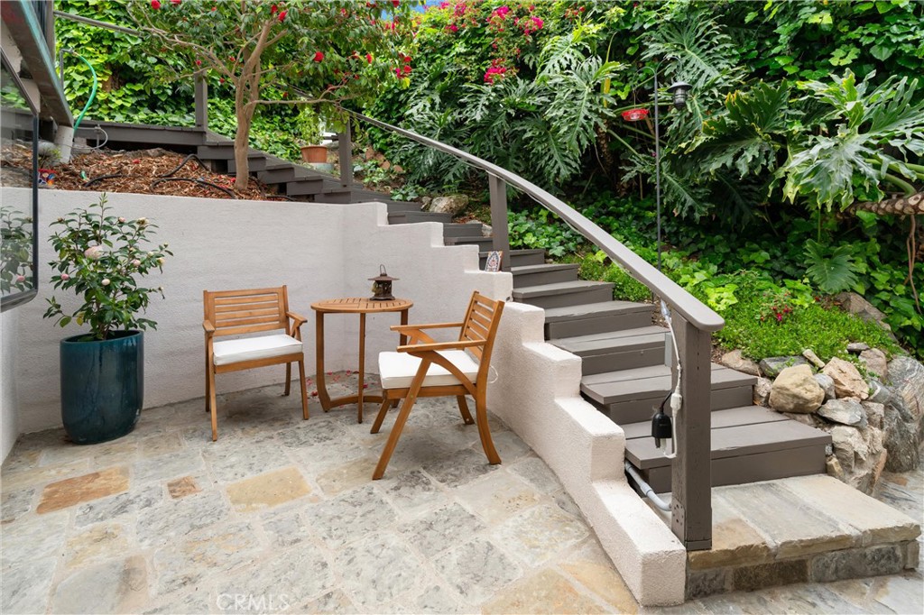 645 Griffith Way Laguna Beach, CA 92651 - Photo 4 of 46 a view of deck with chairs and potted plants