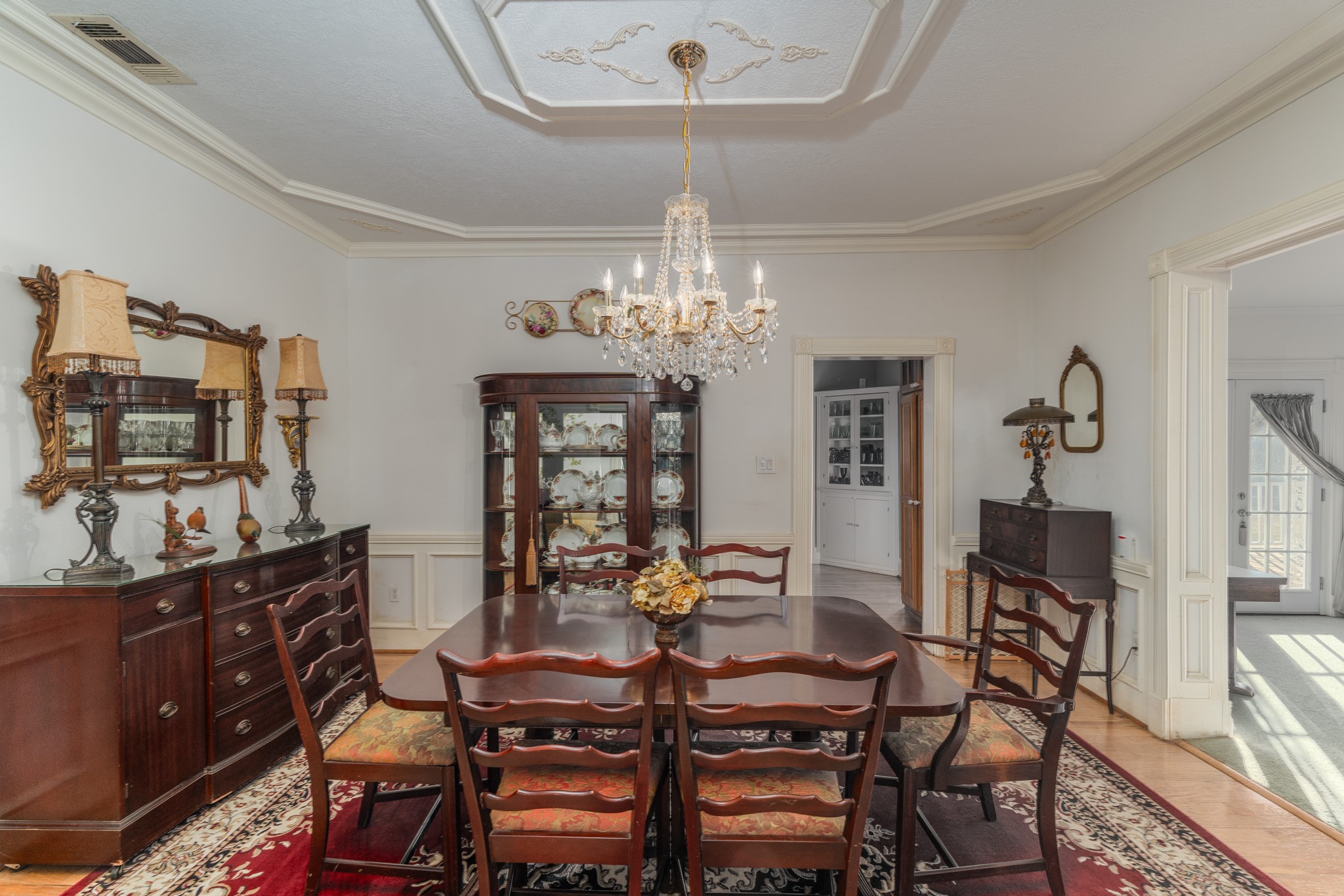 6184 Farm To Market 485 Cameron, TX 76520 - Photo 14 of 34 a view of a dining room with furniture and chandelier