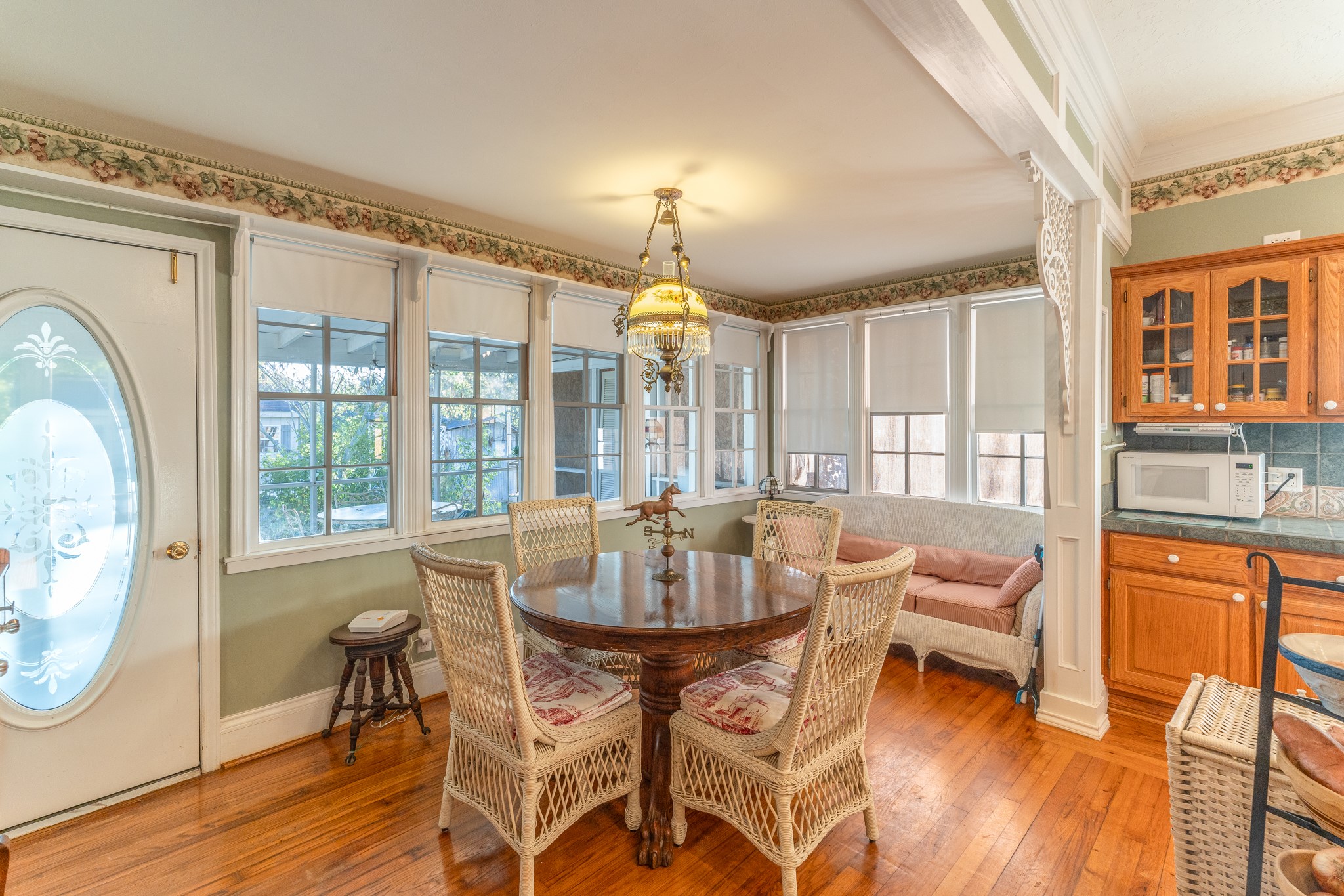 6184 Farm To Market 485 Cameron, TX 76520 - Photo 29 of 34 a dining room with furniture mountain view and wooden floor