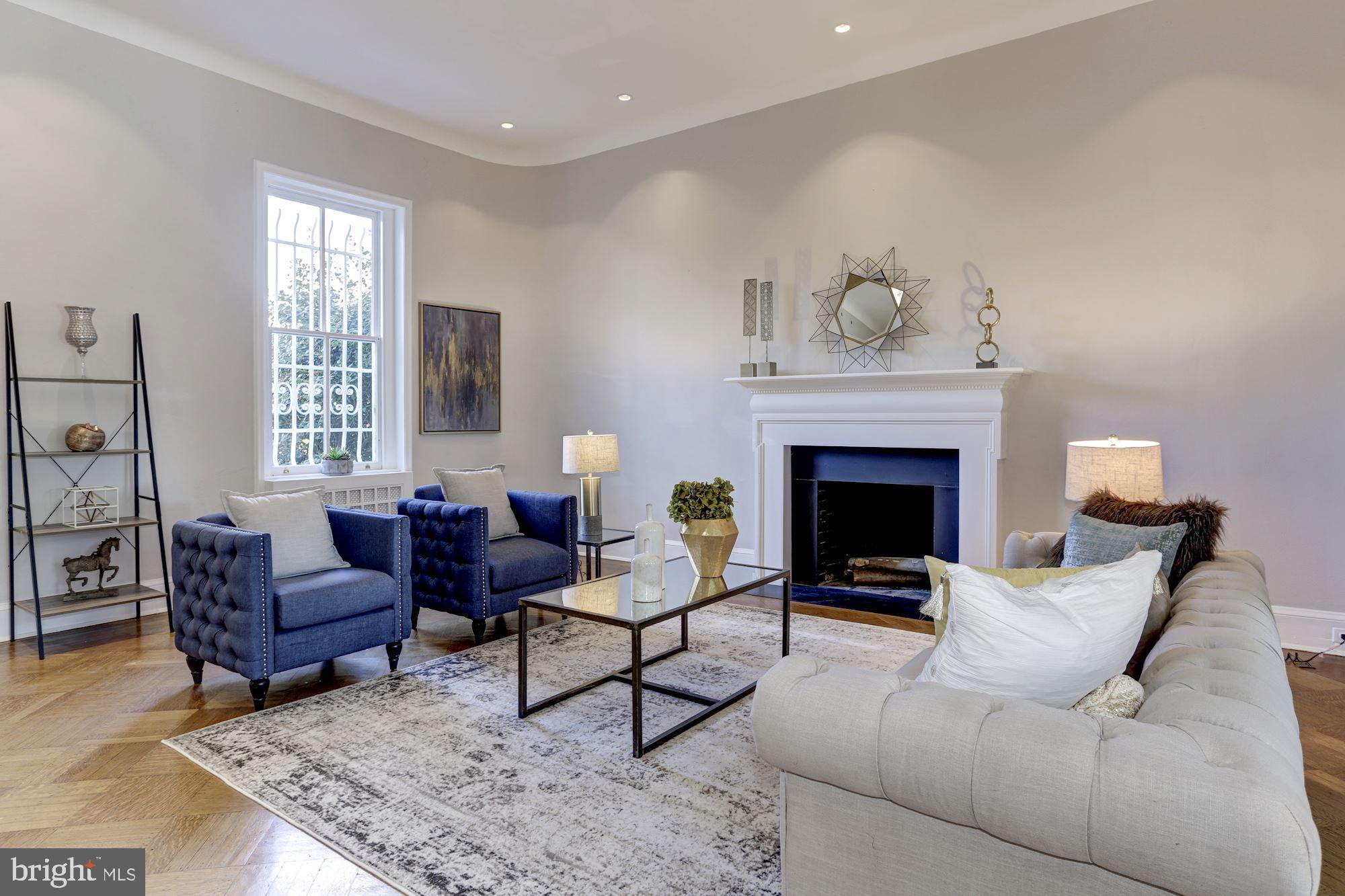 3306 R Street Northwest Washington, DC 20007 - Photo 7 of 38 Cozy fireplace