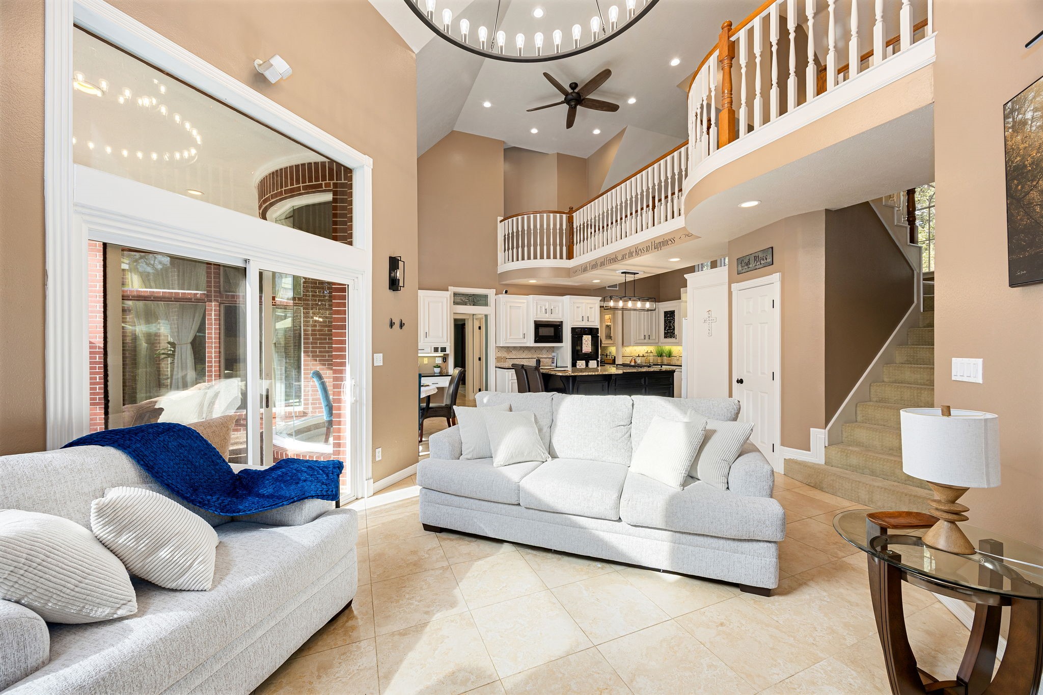 17511 Hawkin Lane Tomball, TX 77377 - Photo 18 of 50 a living room with furniture and a wooden floor