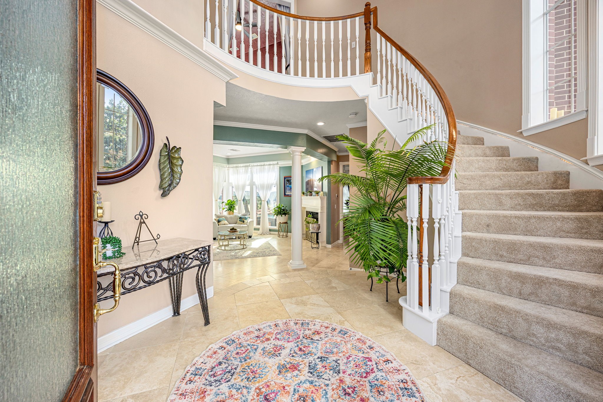 17511 Hawkin Lane Tomball, TX 77377 - Photo 6 of 49 a view of entryway livingroom and hall