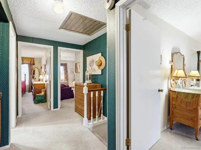 a view of living room and bedroom