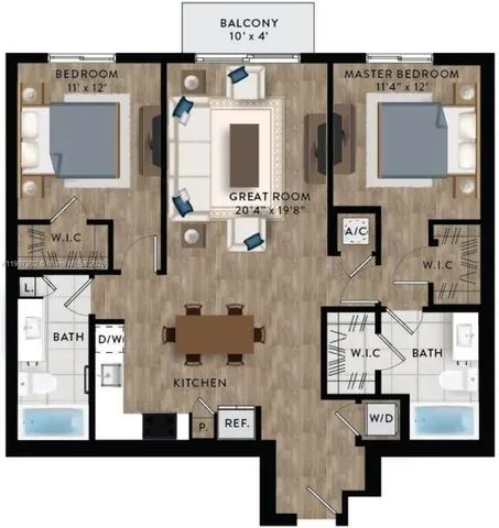 $4,687 | 221 Southwest 12th Street, Unit 1718, Miami, FL 33130
