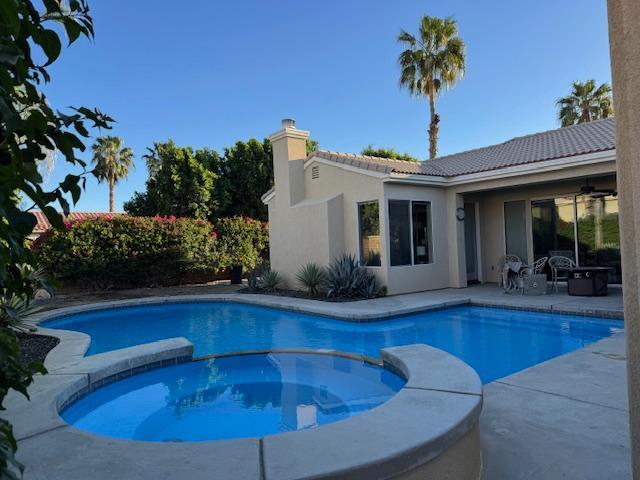 74 Rocio Court Palm Desert, CA 92260 - Photo 24 of 25 74_Rocio_Ct_pool_spa