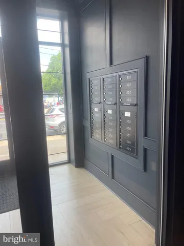 a view of an front door