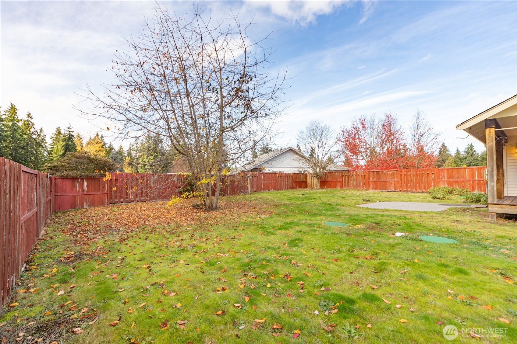 31 Pete's Spur Port Hadlock, WA 98339 - Photo 26 of 31 a view of yard with tree and wooden fence