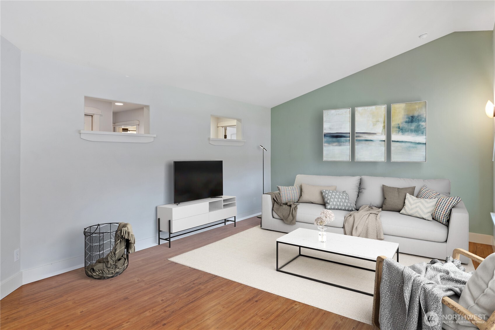 31 Pete's Spur Port Hadlock, WA 98339 - Photo 4 of 31 a living room with furniture and a flat screen tv