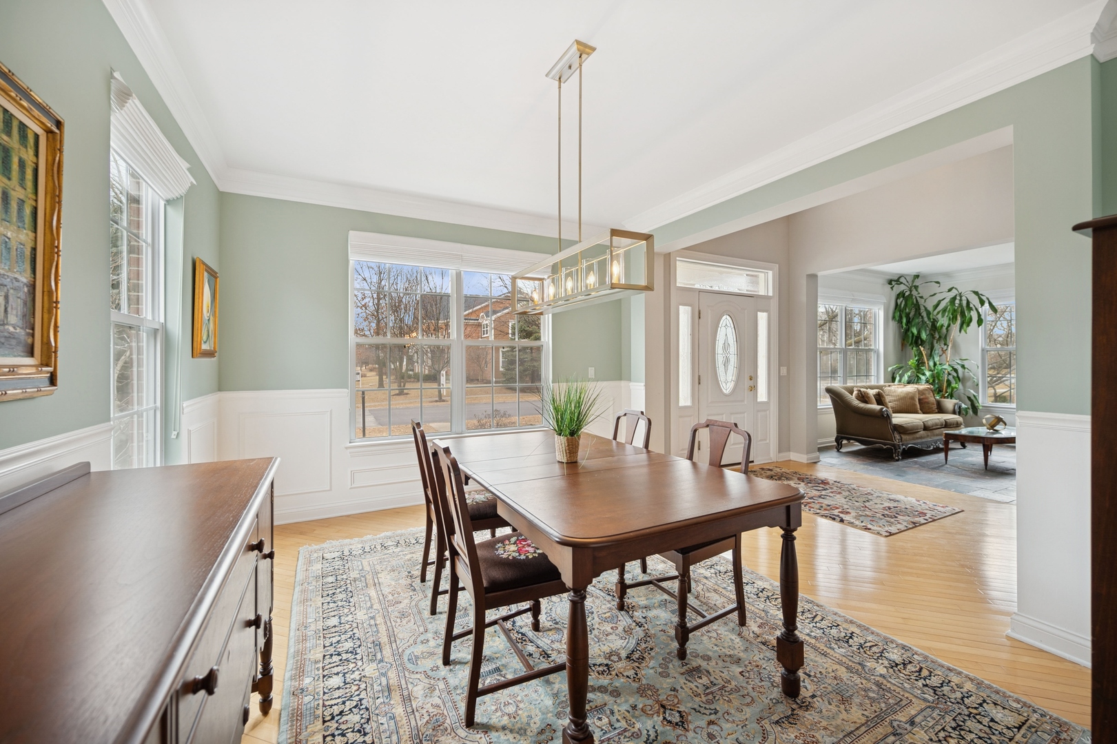 2362 Fielding Drive Glenview, IL 60026 - Photo 6 of 38 a view of a dining room with furniture window and wooden floor