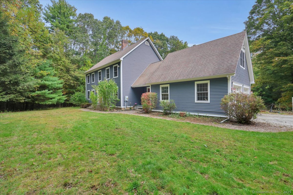 a house that has a backyard