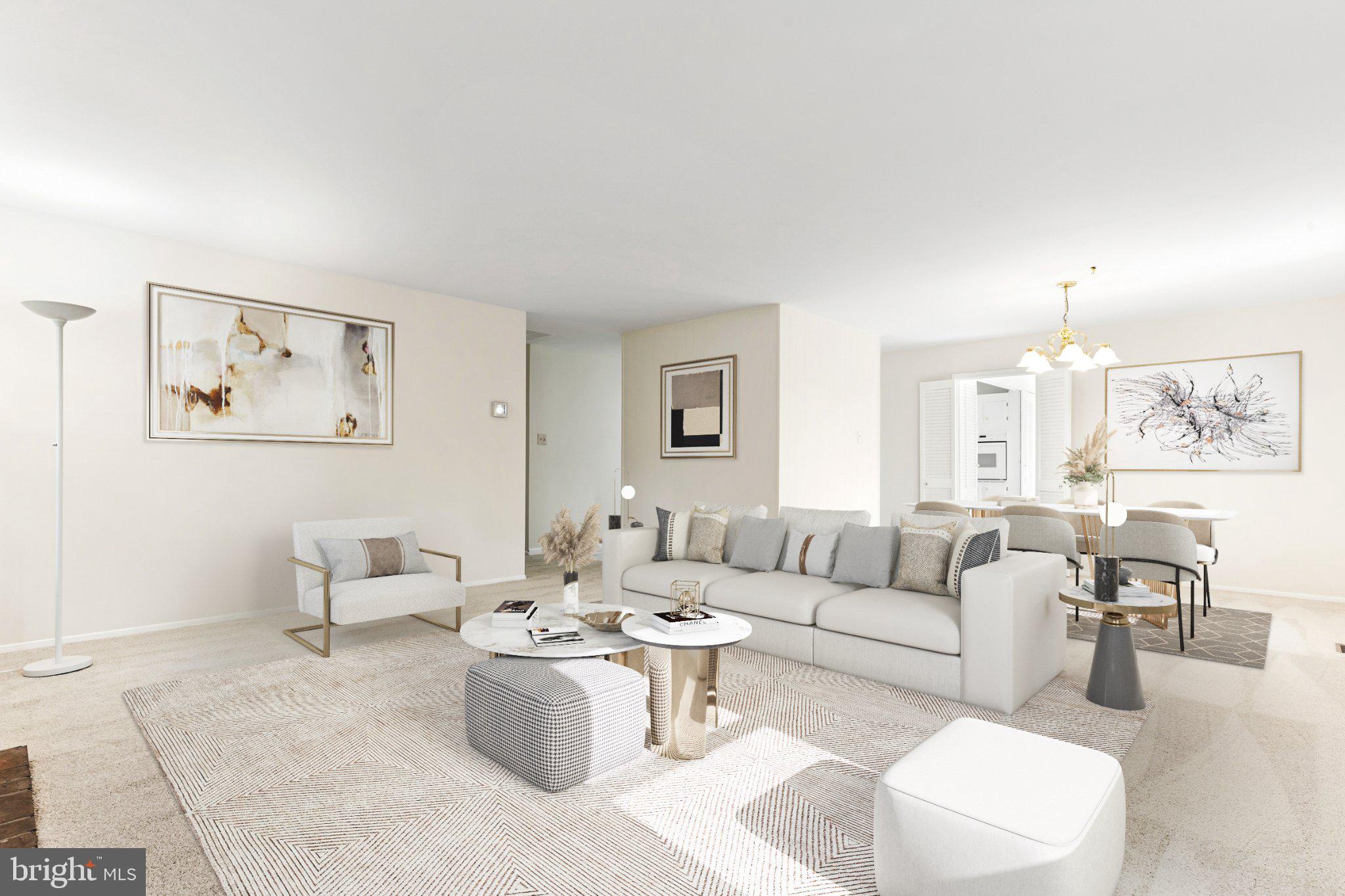 12605 Cedarbrook Lane Laurel, MD 20708 - Photo 9 of 35 Virtually Staged Living Room