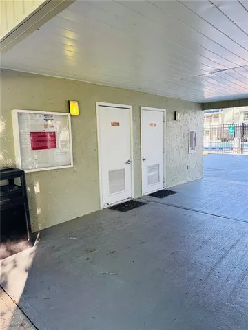 a view of an entryway of a house