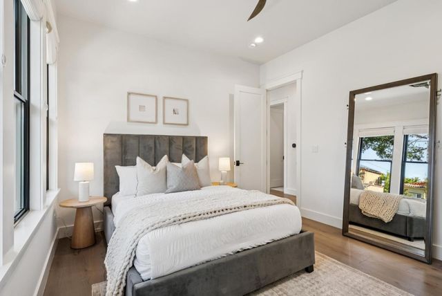 a bathroom with a double vanity sink mirror and double