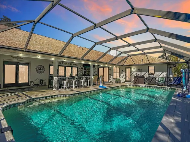 a view of a house with entertaining space