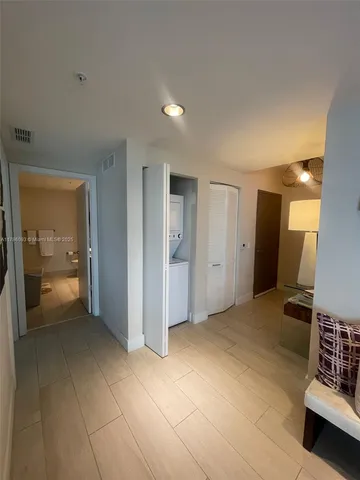 a view of livingroom with a flat screen tv