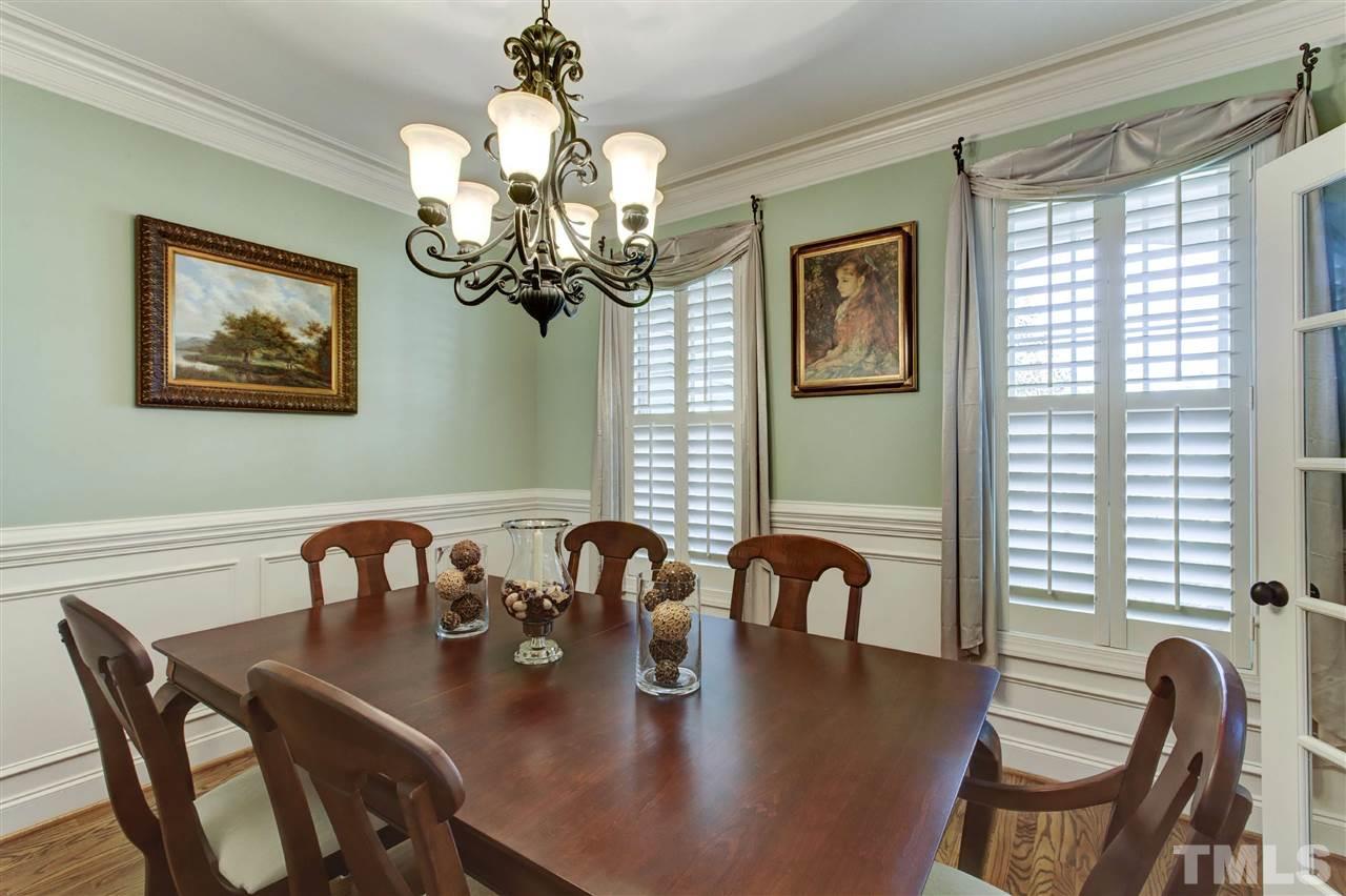 5804 Turner Store Lane Raleigh, NC 27603 - Photo 7 of 25 a view of a dining room with furniture window and outside view