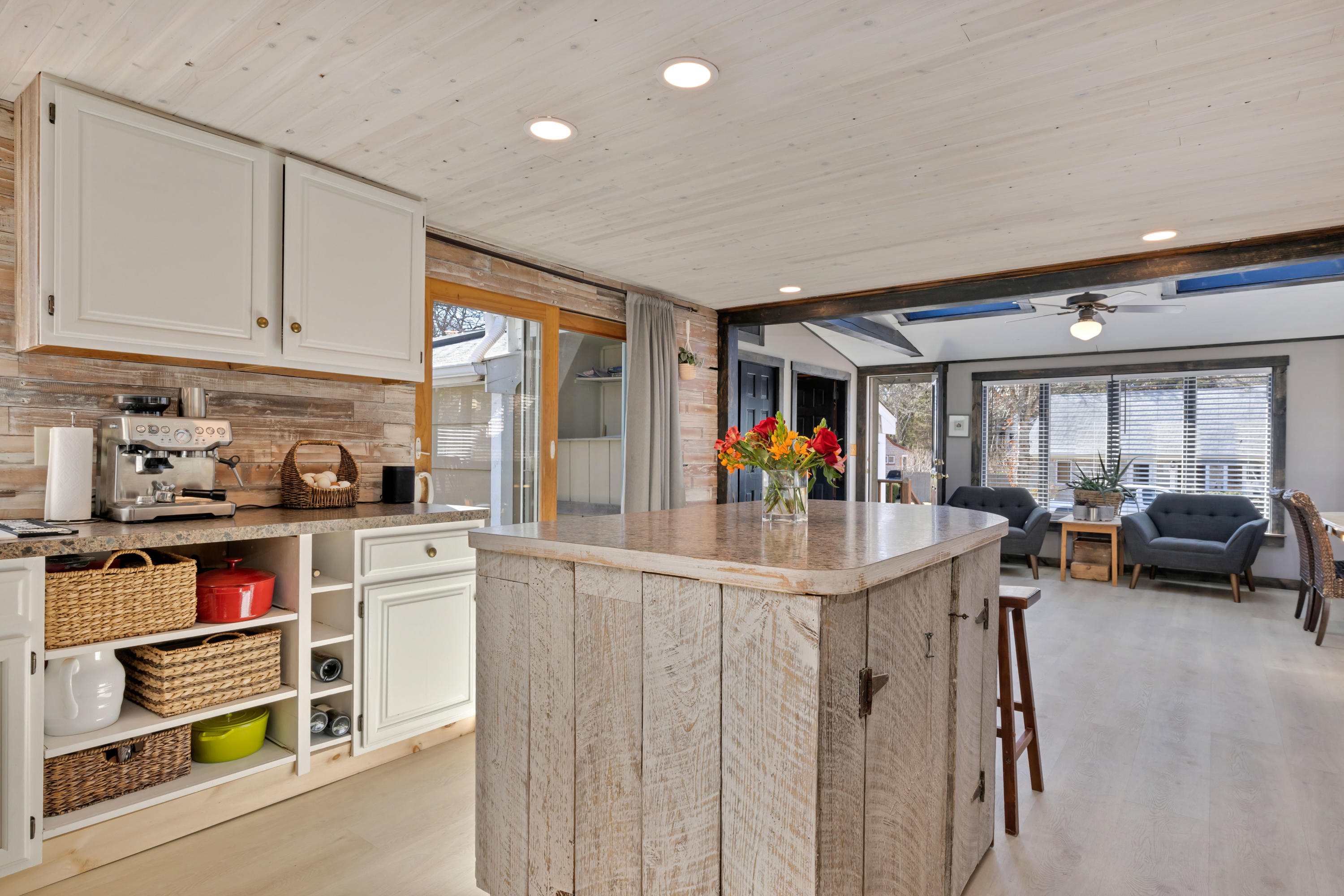 110 Kelley Road Hyannis, MA 02601 - Photo 15 of 49 a view of a kitchen and living room
