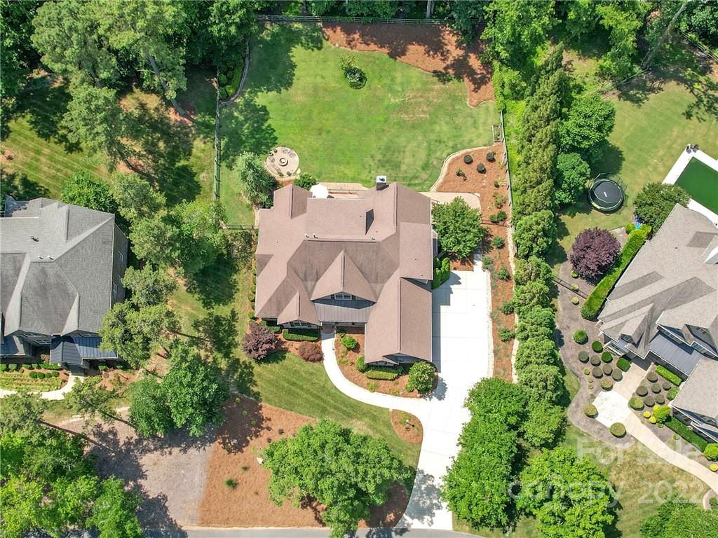 251 Old Post Road Weddington, NC 28173 - Photo 38 of 46 an aerial view of a house with a yard