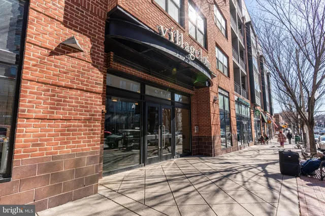 a view of a building with a outdoor space