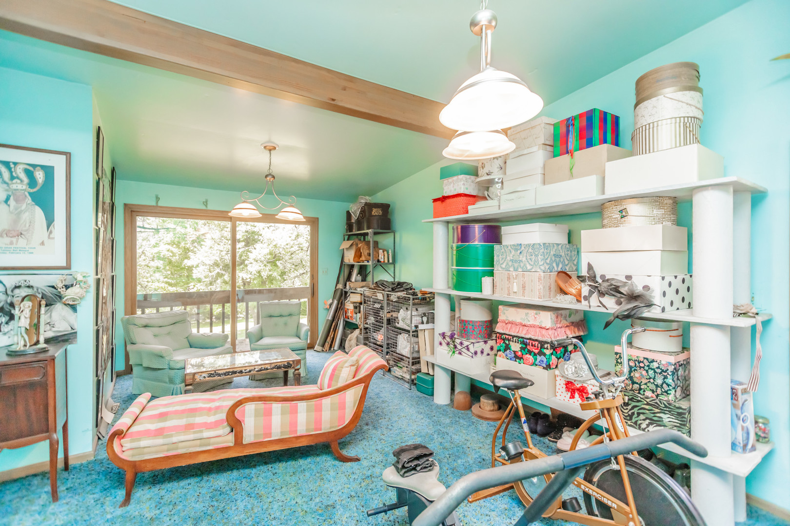 8080 Wolf Road Burr Ridge, IL 60527 - Photo 41 of 73 a room with musical instrument pool table and windows