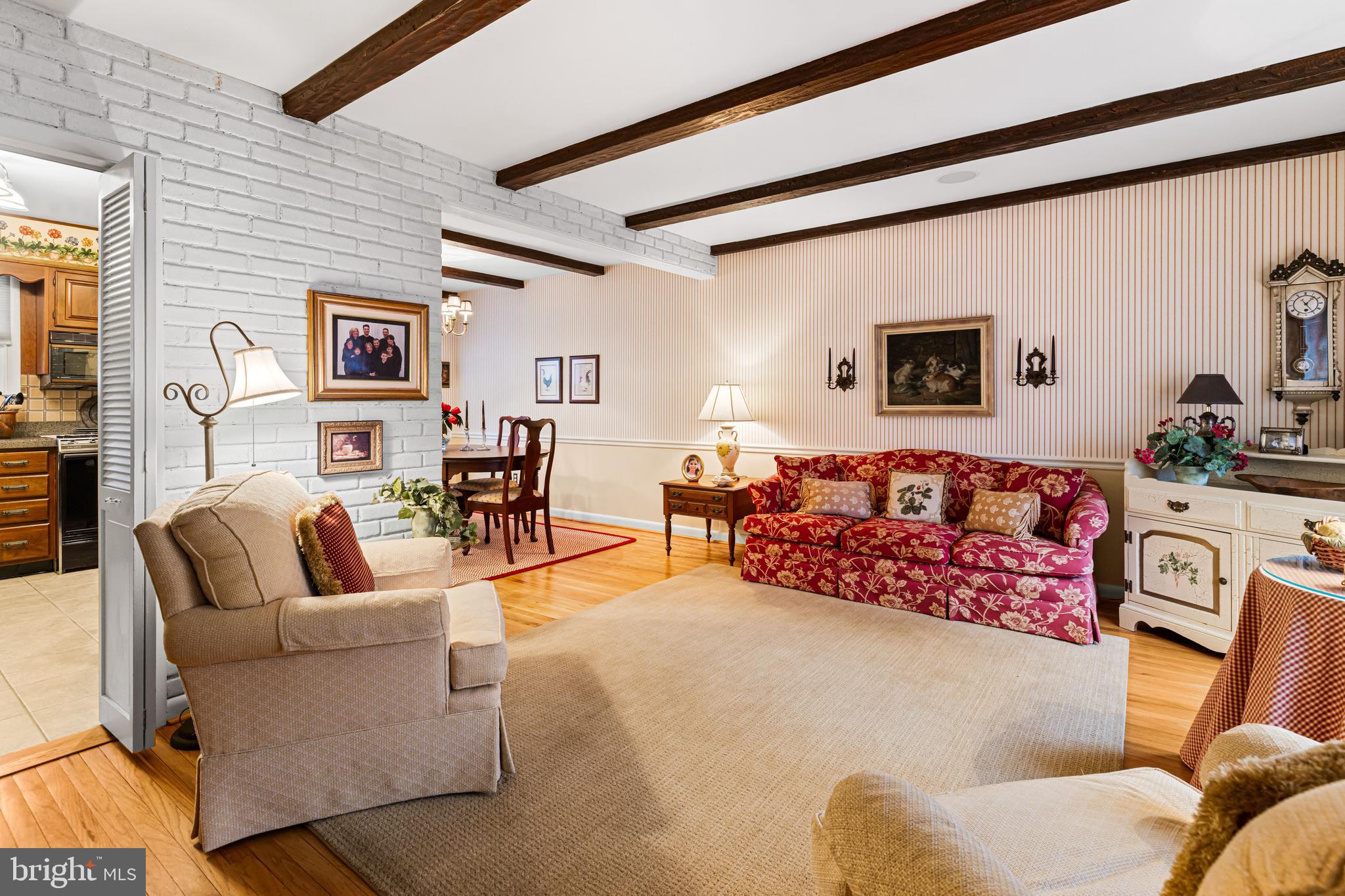 spacious living room