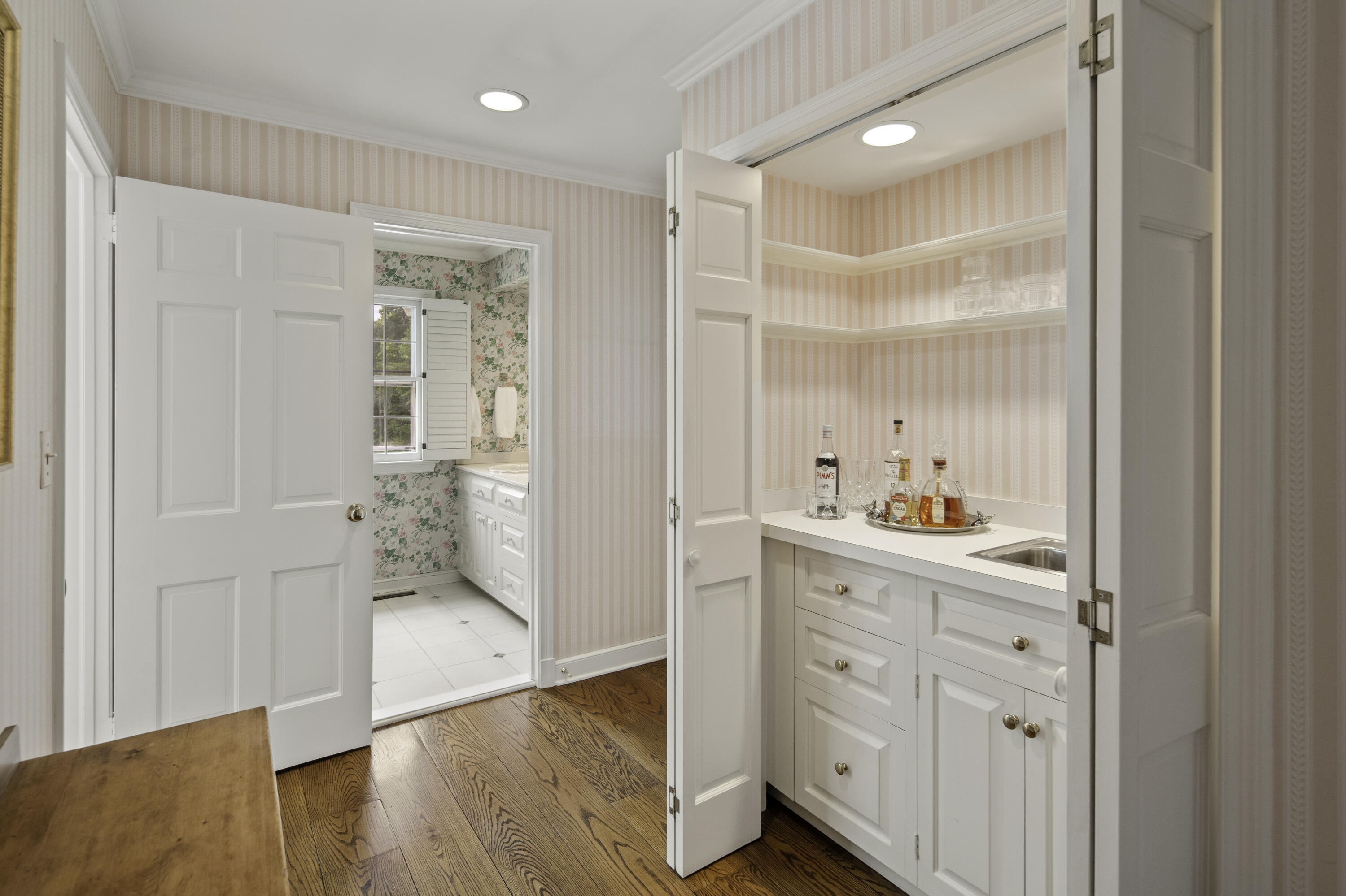 246 White Oak Shade Road New Canaan, CT 06840 - Photo 14 of 38 a view of kitchen with wooden floor