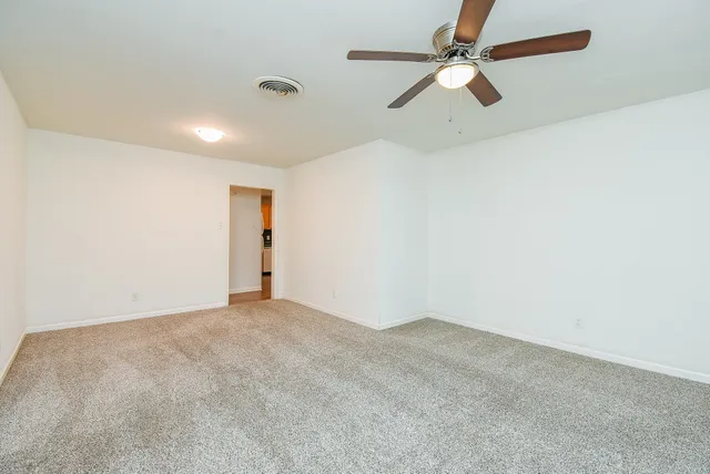 a view of an empty room