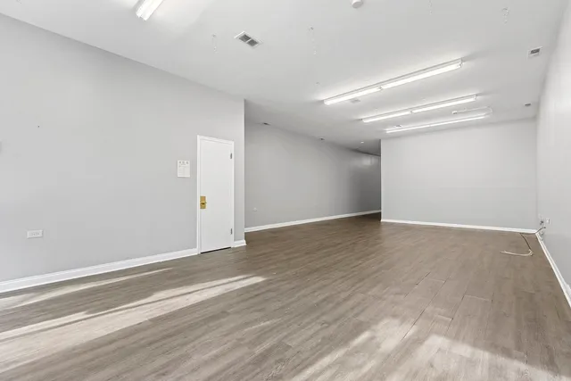 wooden floor in a room